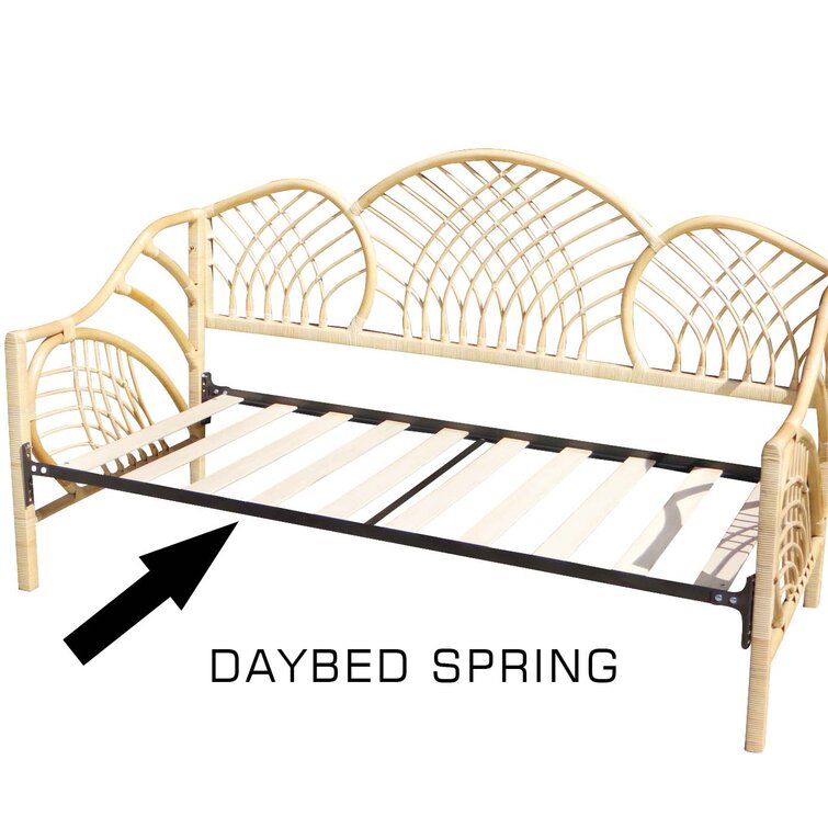 Rattan deals daybed twin